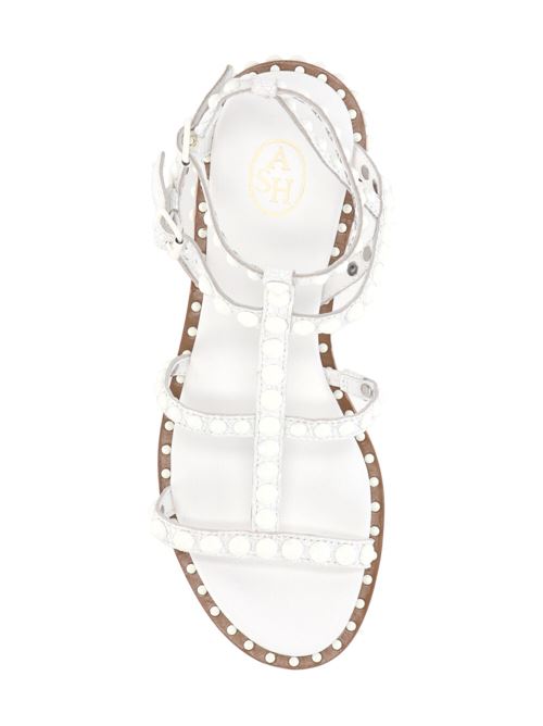 sandali bianchi con borchie Ash | PRECIOUSBI07OFF WHITE/WHITE